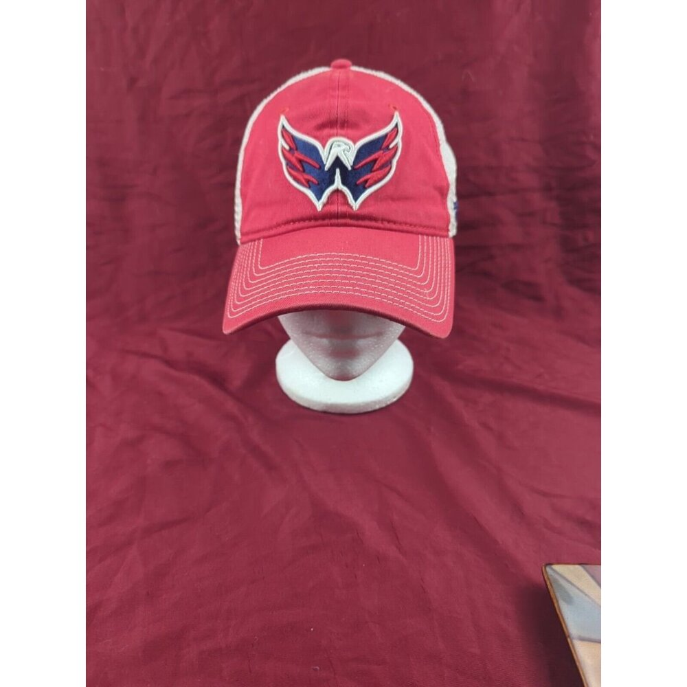 Washington Capitals Snapback Hat Fanatics‎ Red White Adjustable NHL Hockey Cap